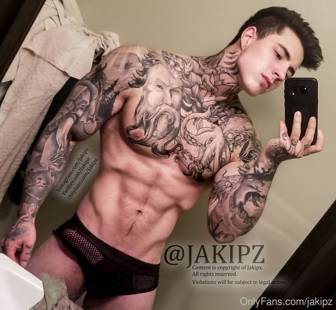 Inked Guy Jake Andrich Aka Jakipz Bust A Nut Frien